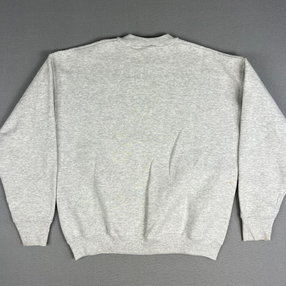 VTG Cheboygran Chiefs Sweatshirt Mens XL Gray Northern Michigan 1990s Crew Neck - Picture 3 of 14